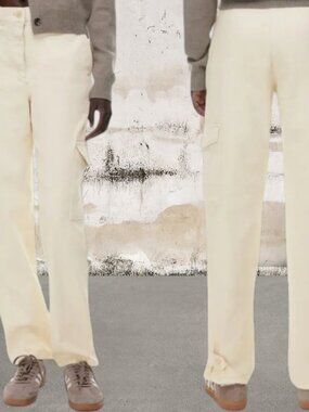 ARITZIA Wilfred Free Modern Cargo Pant in Birch Size 4